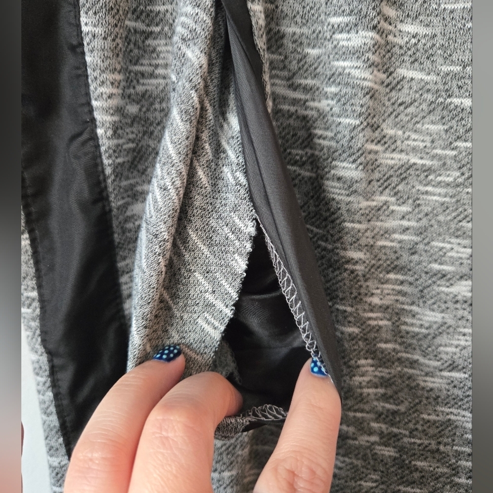 (3/$25) BONGO Gray Marl Joggers | Side Stripe Zipper Ankle Athleisure Size XL - Picture 4 of 7